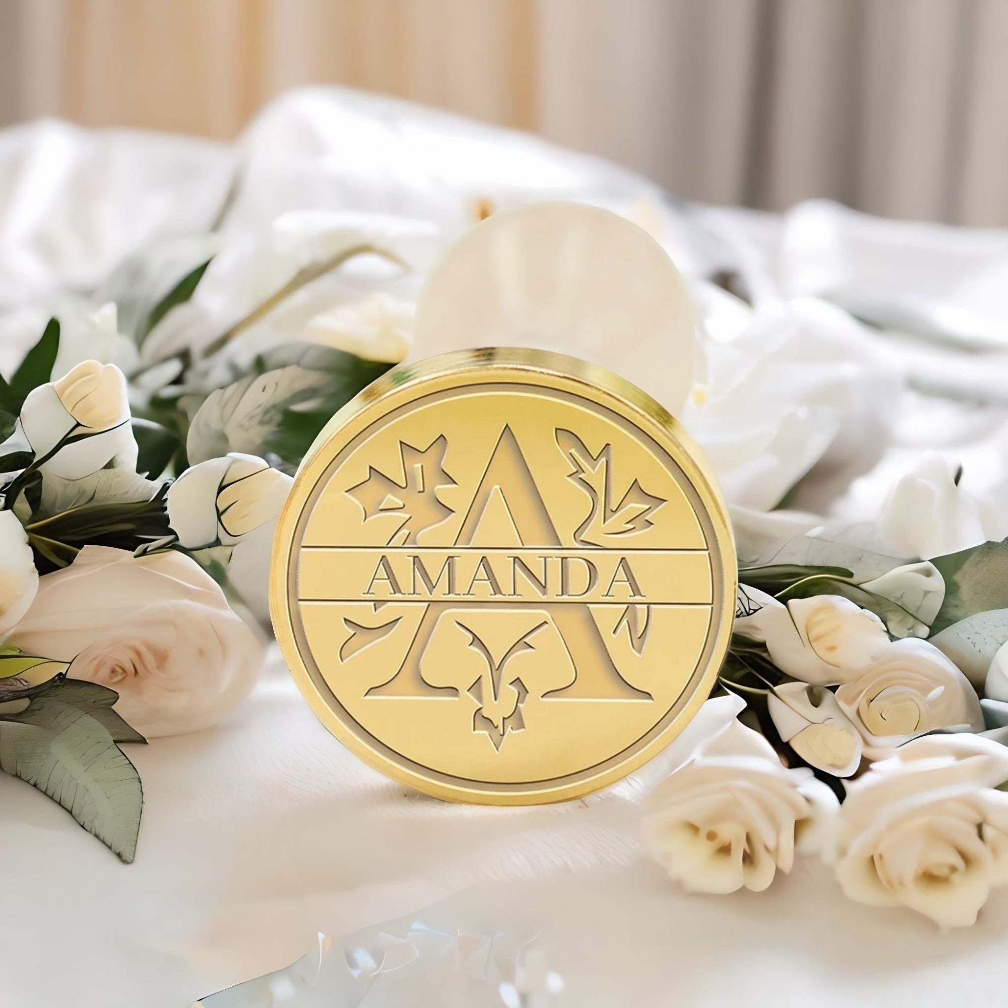 Custom Capital Letter Name Wax Seal Stamp - 26 Alphabet