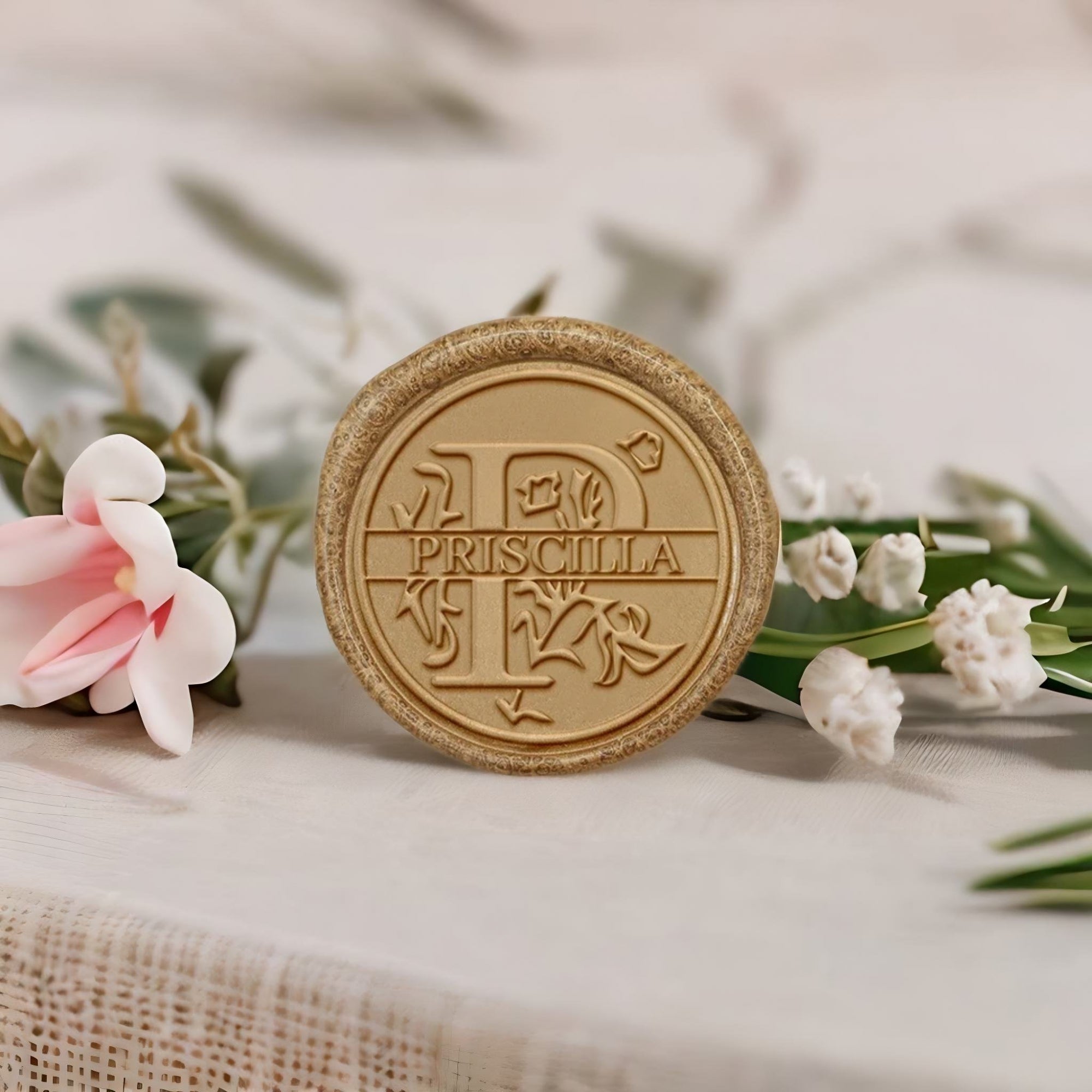 Custom Capital Letter Name Wax Seal Stamp - Letter P-2