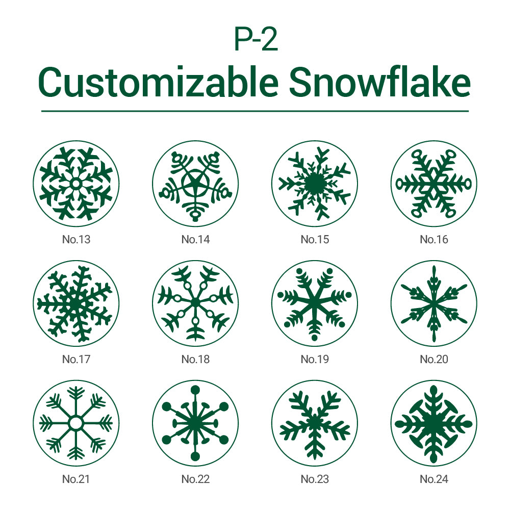 Snowflake Wax Seal Stamp from AMZ Deco.