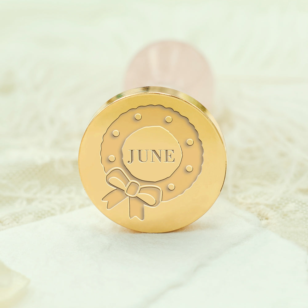 Advent Wreath Christmas Custom Name Wax Seal Stamp