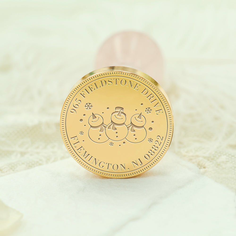 Christmas Deers Custom Address Wax Seal Stamp-15 Custom-Name-Wax-Seal-Stamp-(27-Designs)3