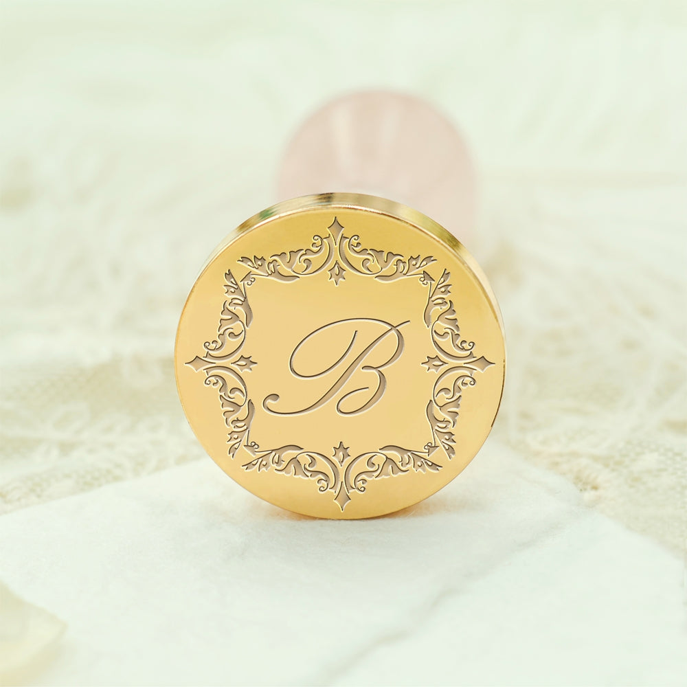 Custom Single Letter Wax Seal Stamp - Style 2 2-3