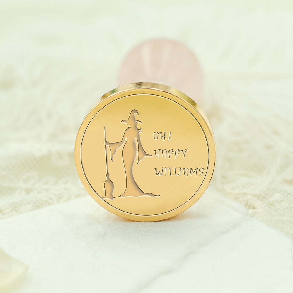 Custom Witch Halloween Name Wax Seal Stamp