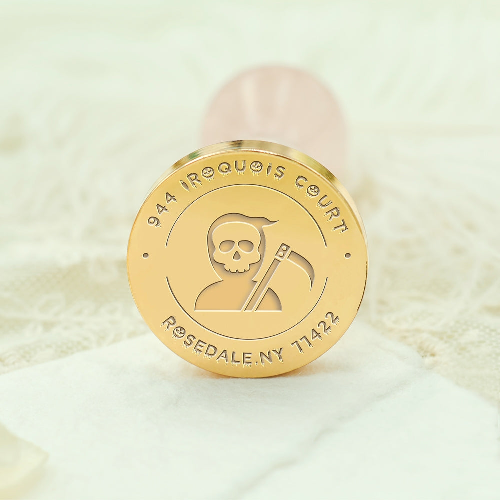 Halloween Custom Address Wax Seal Stamp - Style 23