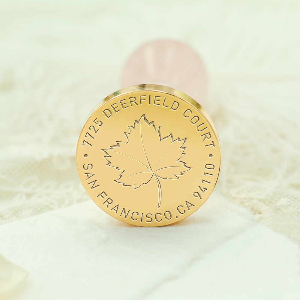 Natural Plant Custom Address Wax Seal Stamp (27 Designs)