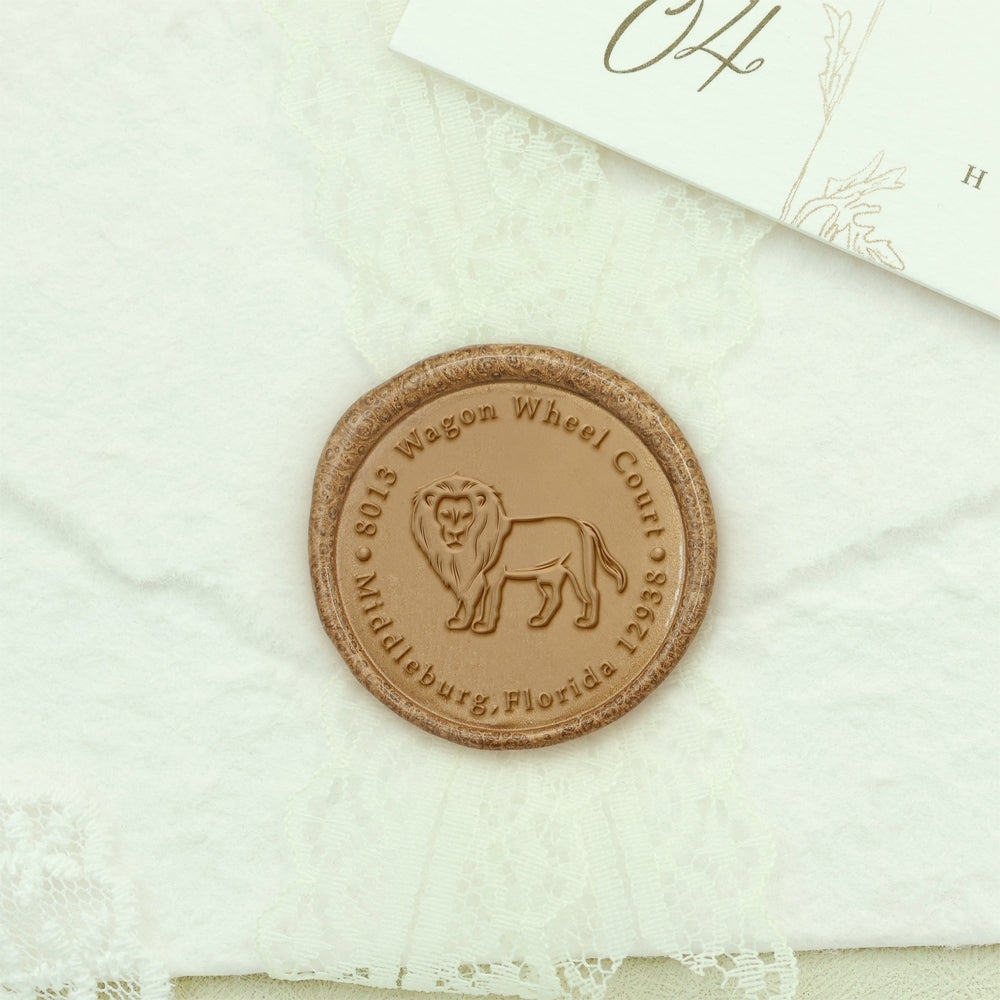 Wildlife Impressions Custom Sea Turtle Address Wax Seal Stamp-25 25-2