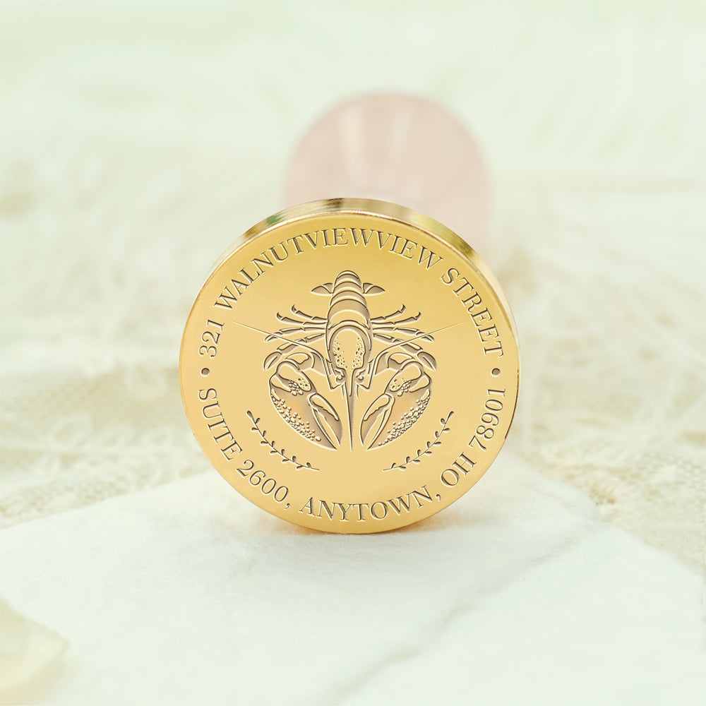 Wildlife Impressions Custom Sea Turtle Address Wax Seal Stamp-9 9-3